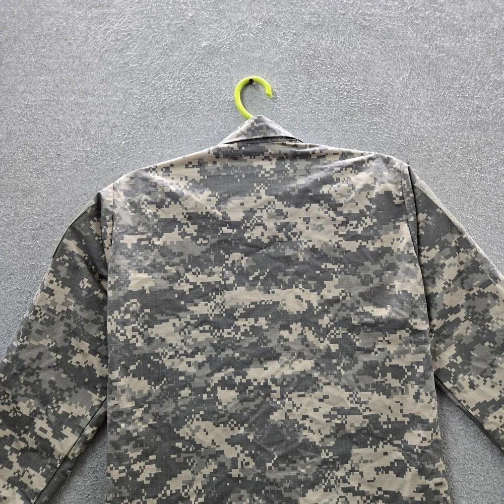 Propper Women Button Up Shirt 16 Gray Cotton Nylon Shirt Camouflage Ripstop